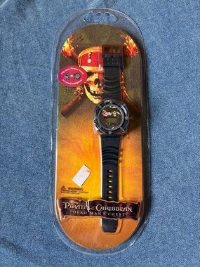 Disney Pirates of the Caribbean Watch Packaging – Green and Brown Artwork